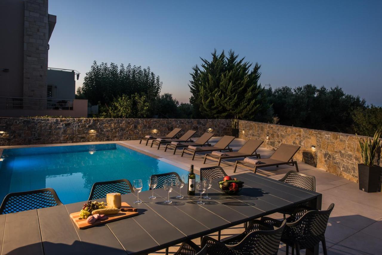 Luxury Villa Marelina Hersonissos  Bagian luar foto