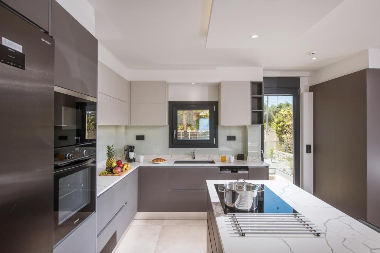 Luxury Villa Marelina Hersonissos  Bagian luar foto