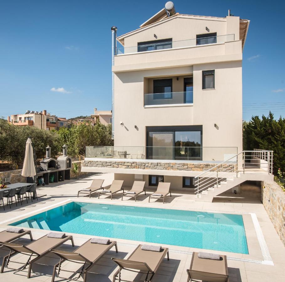 Luxury Villa Marelina Hersonissos  Bagian luar foto