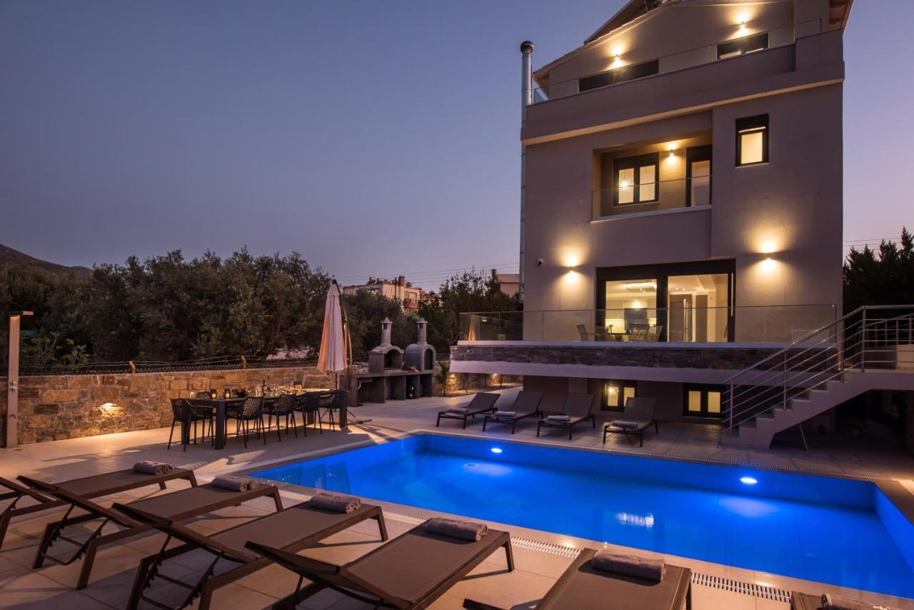 Luxury Villa Marelina Hersonissos  Bagian luar foto